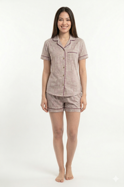 CABALLITO ROSA  Short  Manga Corta