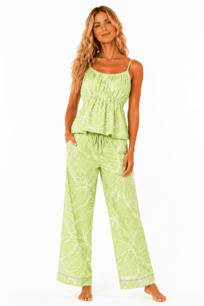 MENTA Y LAVANDA  Pantalón Tiras